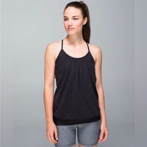 Black lulu lemon runners top